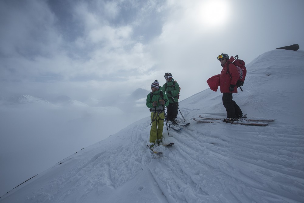 Snowkite pioneers seek new heights.