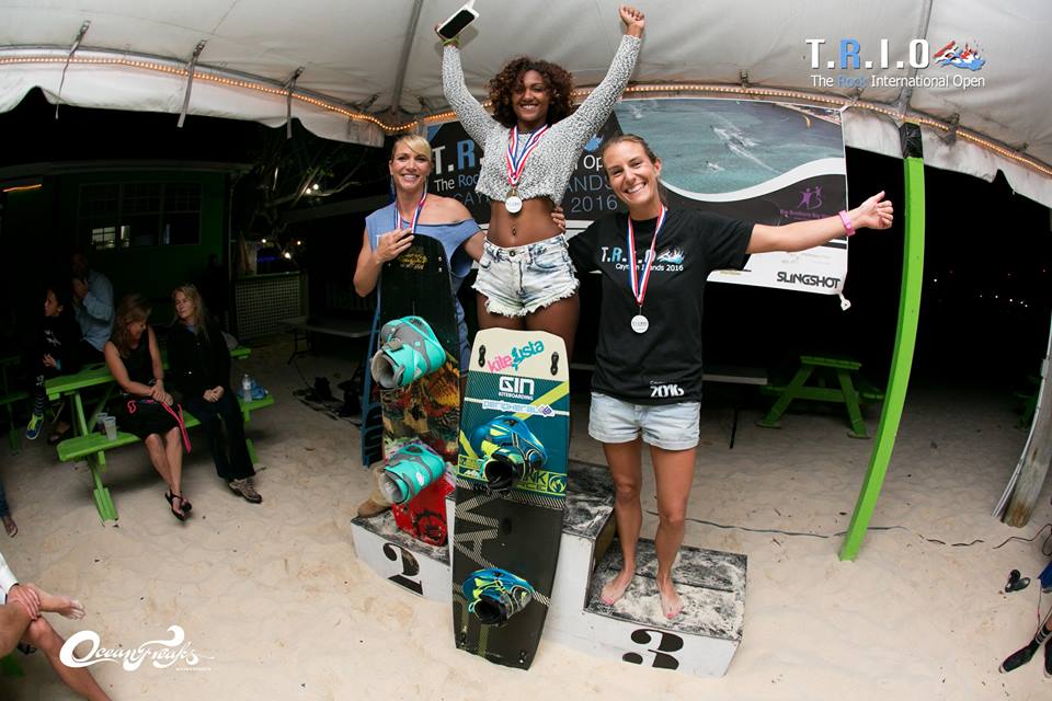 Women's freestyle podium.