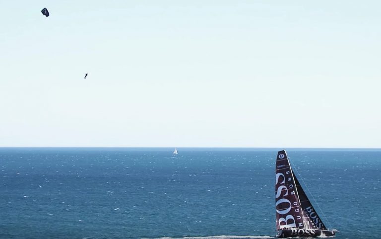 HUGO BOSS | Behind the Scenes of the SkyWalk by Alex Thomson | Extreme Sailing #skywalk