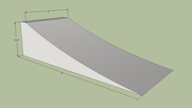 Blueprint for the proposed mini-kicker. 