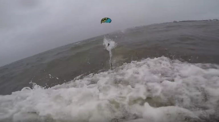 Kitesurfing Deathloop in OBX