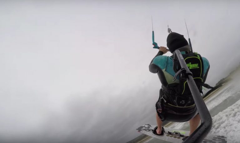 Kitesurf, Testing My New WizMount CU2Pack GoPro Mount