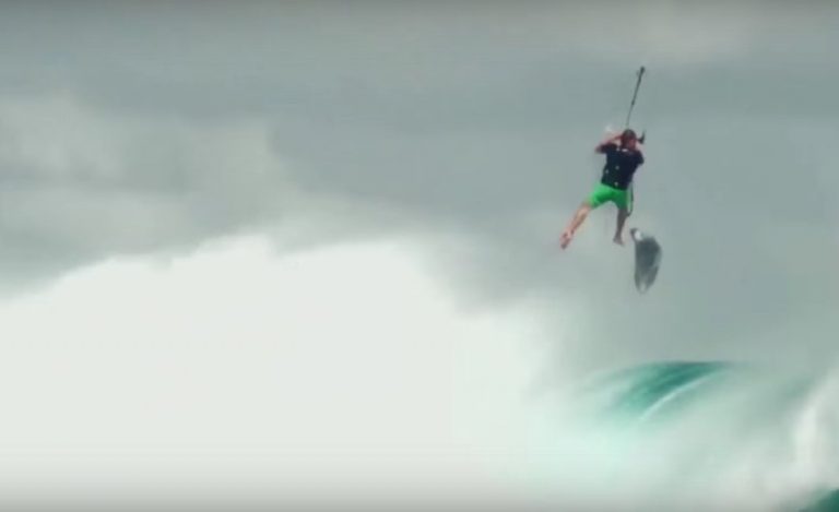Teahupoo Kite Surfing