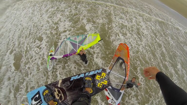 Jumping Over Windsurfers