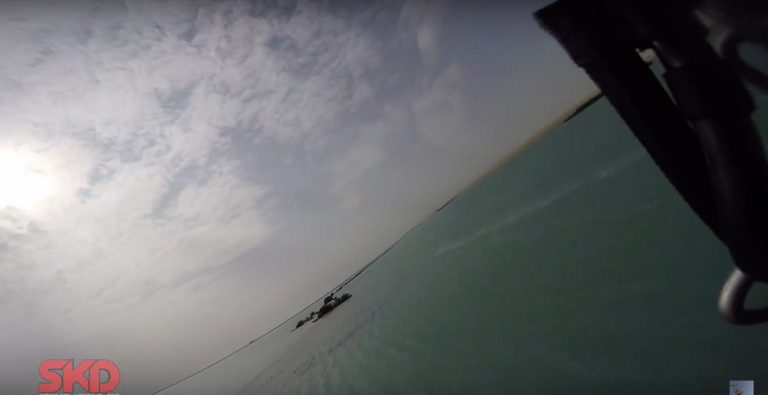 18m Sonic Heli loop (Flysurfer kiteboarding) Jeddah Saudi Arabia