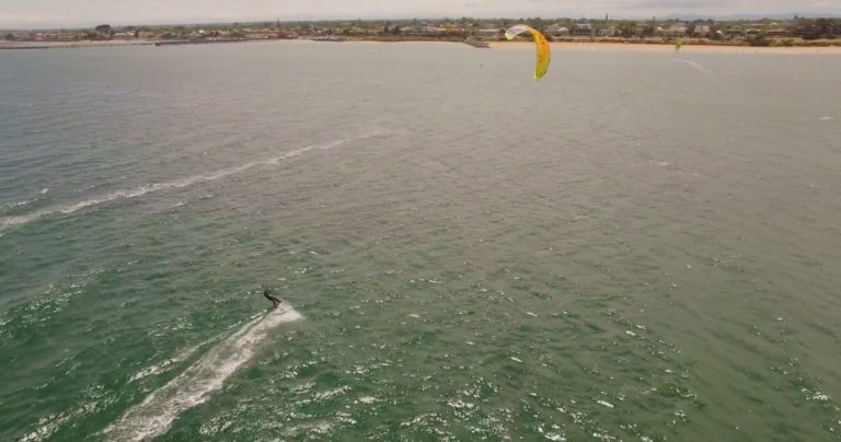 Summer Kite Surfing - Brighton Beach Melbourne