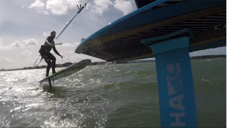 Foil SUP Tow Session
