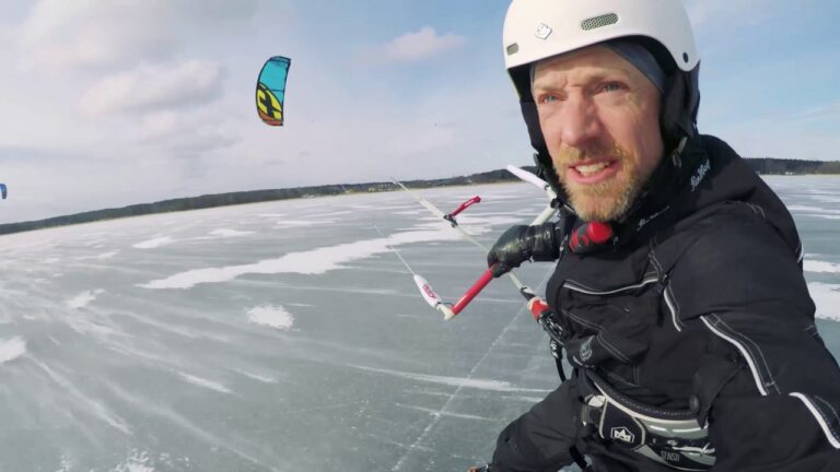 Skatekite at Ullnasjön Sweden 2017