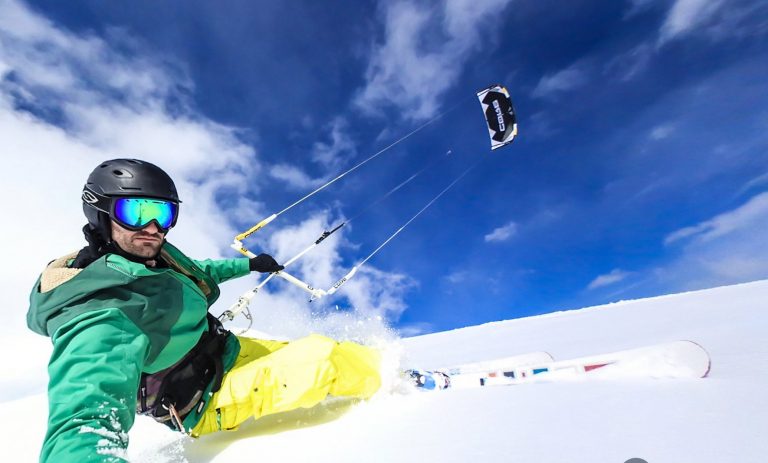 Snowkite 360 Swiss Alps Project