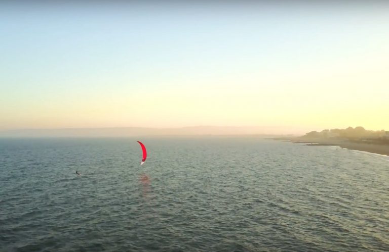 Sunset Foiling - Sandbanks, Poole
