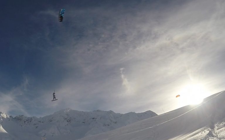 Snowkite in Wonderland with the PEAK3
