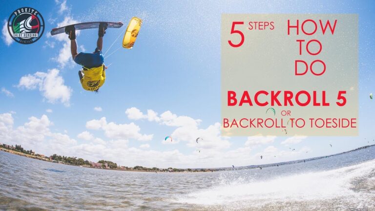 5 Steps How To Learn Backroll 5 in Kitesurfing