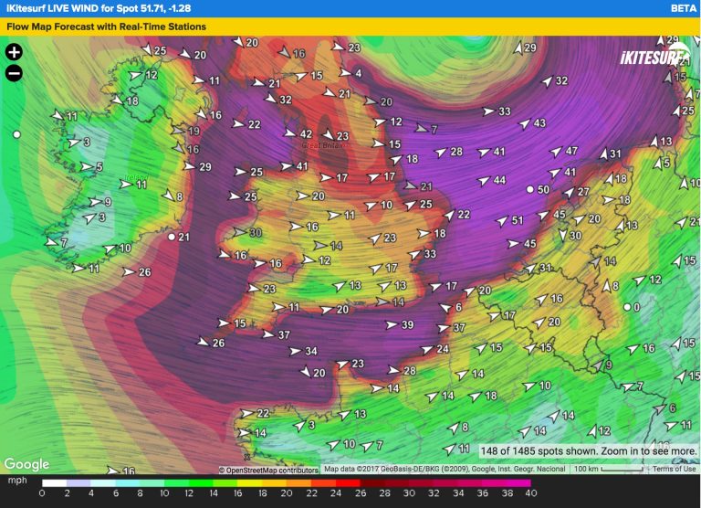 iKitesurf LIVE WIND Feature
