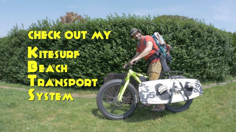 Check out my Kitesurf Beach Transport System. :)