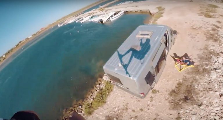 Kitesurfing Croatia - Jumping Over A Fishing Port With Ben Beholz HD
