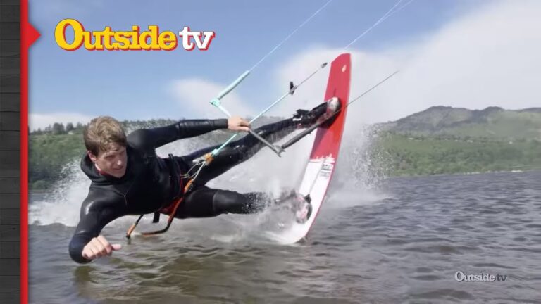 Brandon Scheid Teaches Cam McCaul Kiteboarding