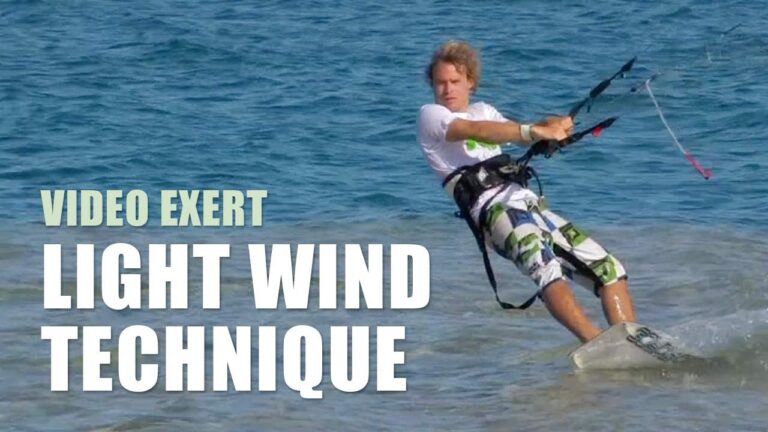 Lightwind Kiteboarding Technique