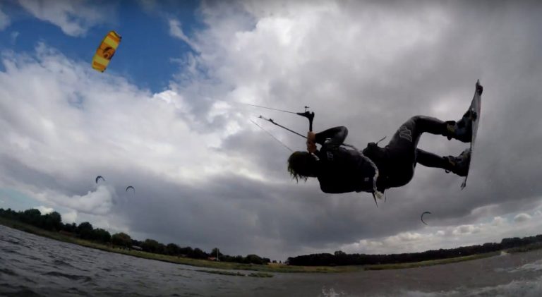 Kitesurfing in Denmark // Rainy Day