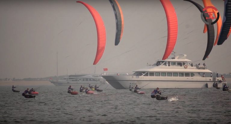 2017 KiteFoil GoldCup Weifang - Day 1 Recap