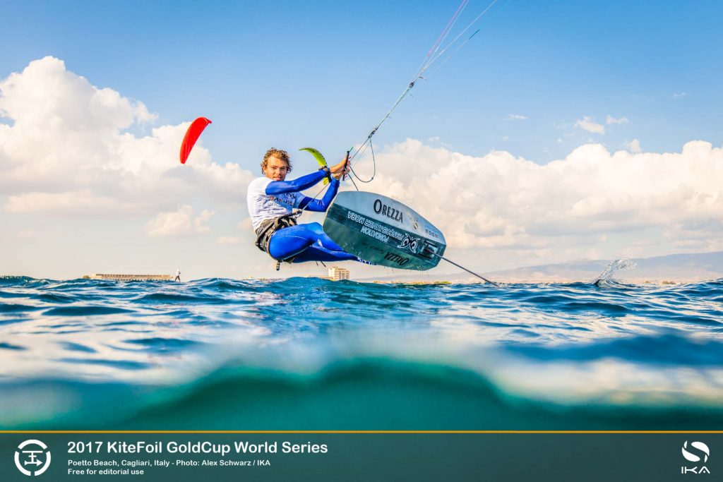 Tricky Day For Front-Runners At KiteFoil Gold Cup World Championship