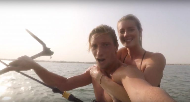 Kiteboarding: How to Give a Piggyback Ride - Ride with Blake: Vlog 35