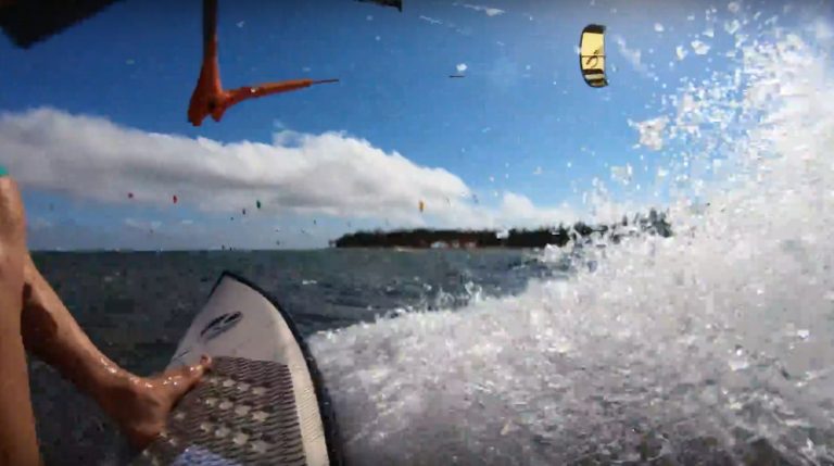 Kitesurfing With Waterproof Gimbal Feiyutech WG2