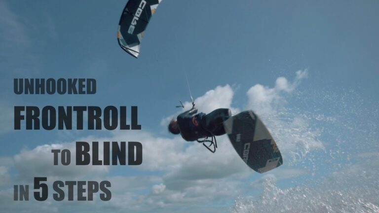 How To Do - Unhooked Front To Blind / Frontblind - Learn Kitesurfing - BOUCH