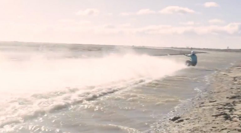 57.97 knots Alex Caizergues breaks the world kiteboarding speed record