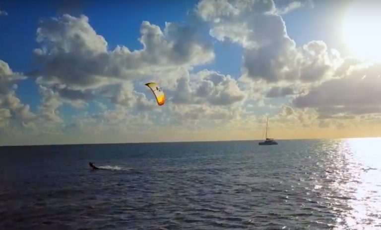 Drone Kite Fly By