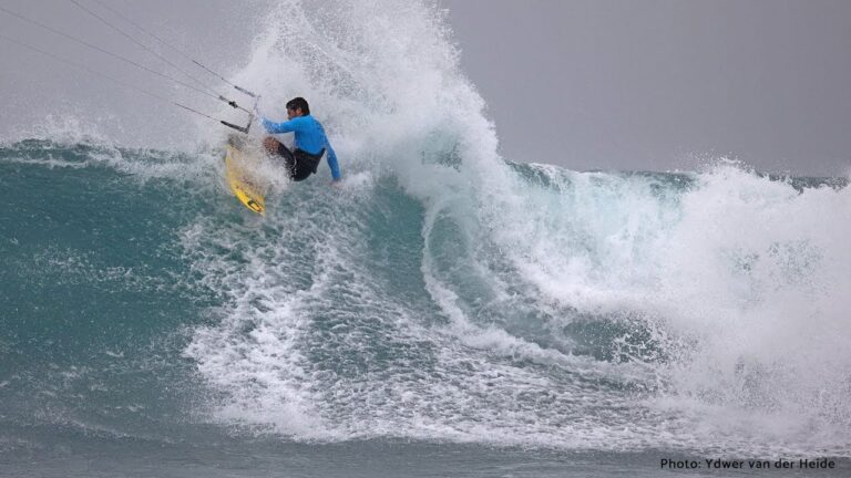Paulino Pereira - 10 point wave - GKA Kite-Surf World Tour 2018 Cape Verde Day 2