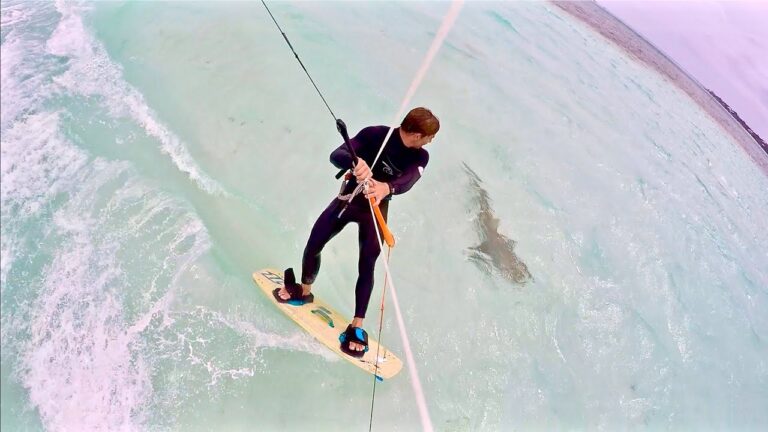 Kiteboarding With Sharks!! in the Bahamas