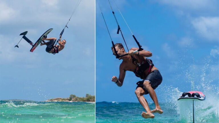 Kiteboarding Tricks On A KiteFoil? VLOG 53
