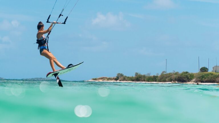 Learning how to Kitefoil!