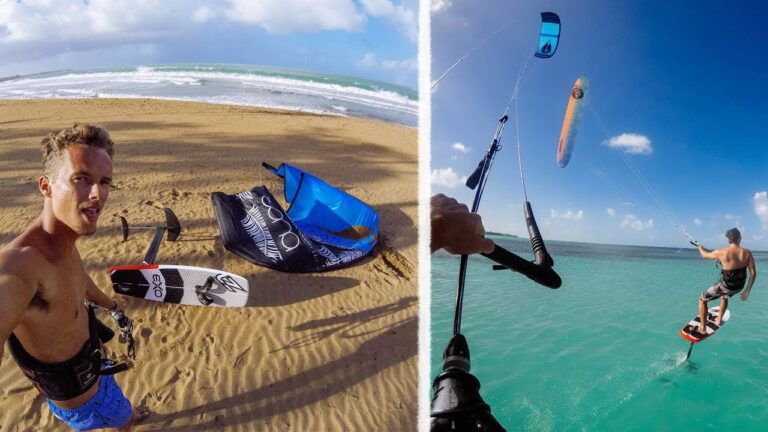 Kitefoiling Adventures In Puerto Rico! VLOG 55