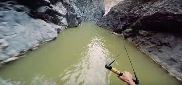 Brian Grubb embarks on a wakeskating adventure in the Valley of Hidan