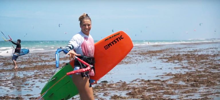 GKA Kite-Surf World Tour 2018 Women’s Champion Jalou Langeree
