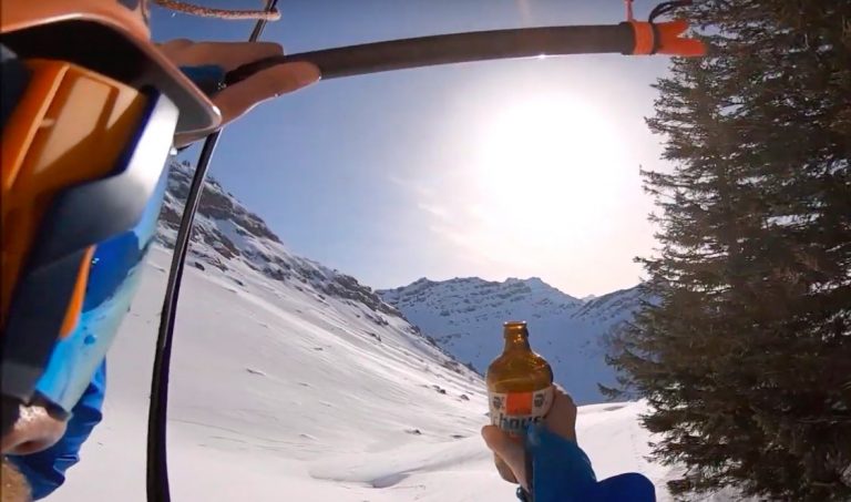 Snowkite and Drink