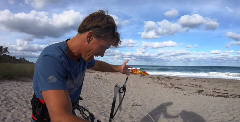 "How To" Kiteboarding, Kitesurfing Self Landing