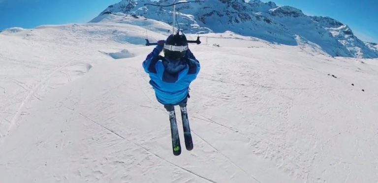 Some days ago / Snowkite Switzerland /