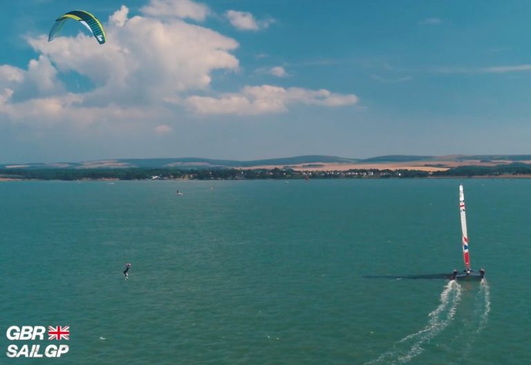 FLYING FOILS - Olly Bridge meets the British SAILGP team