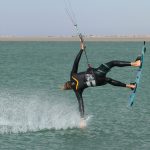 Kitesurfing Technique - Hand Drag Back Roll