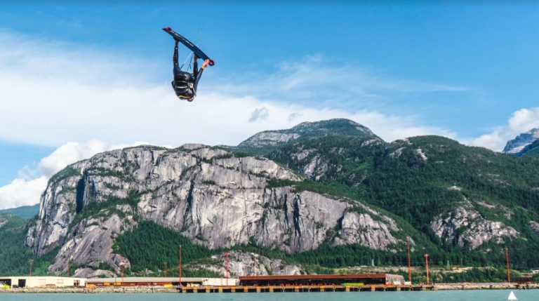 Flying over the Squamish Chief!