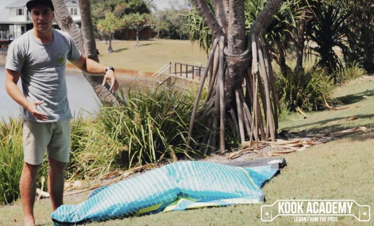 How do I roll up my kite?  Kook Academy: Liquid Force Kiteboarding