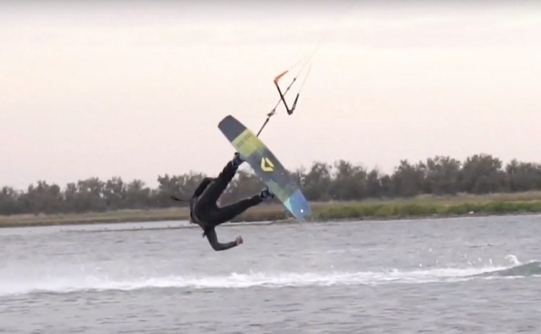 The best kite & snowkite crashes - Artem Garashchenko