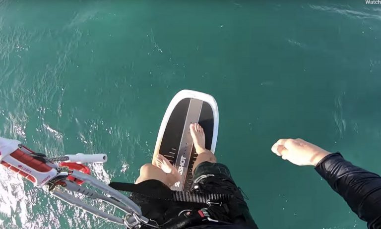 The secret to moving your feet Hydrofoiling