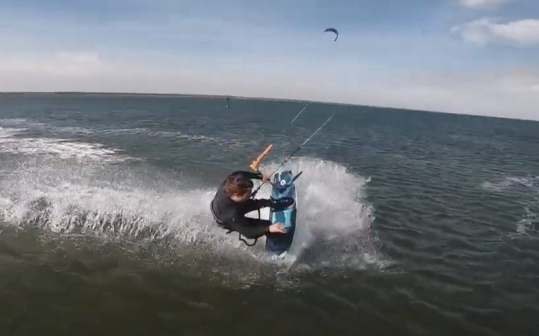 Steezy Nose Slide (flat water) Kiteboarding - Tricks of the Trade with Tom Court