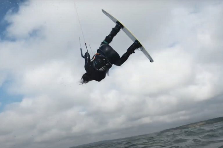 Toe-side Front Roll Kiteboarding - Tricks of the Trade with Tom Court