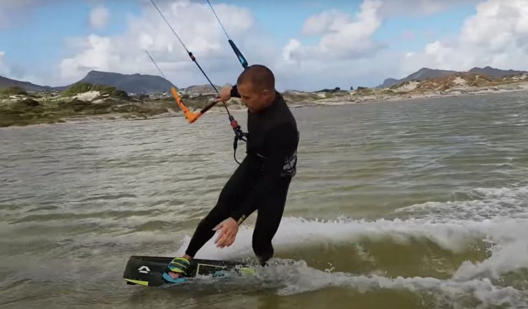 First 14 Tricks for Kiteboarders (hooked in, twintip, light wind skills)