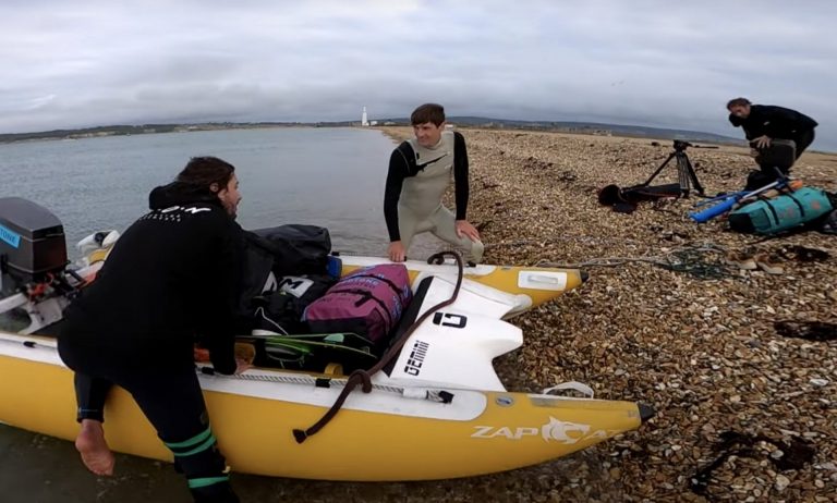 We got rescued... NEW YACHT! KITE BOAT - Part 3