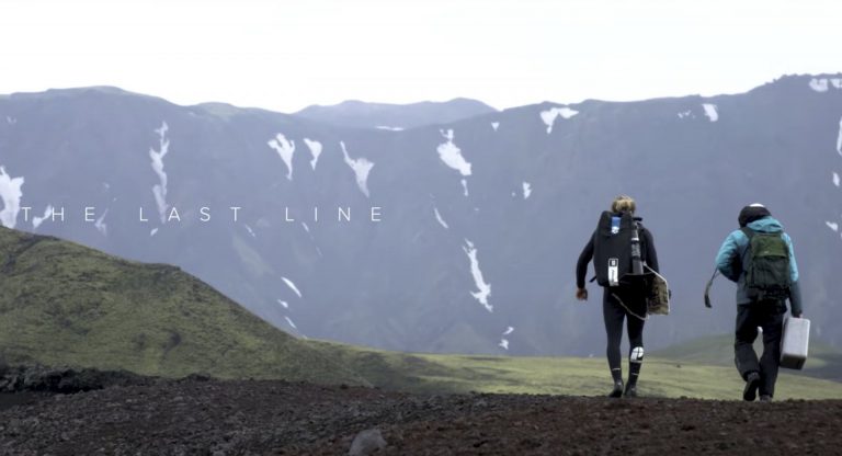 I went KITESURFING inside a VOLCANO
